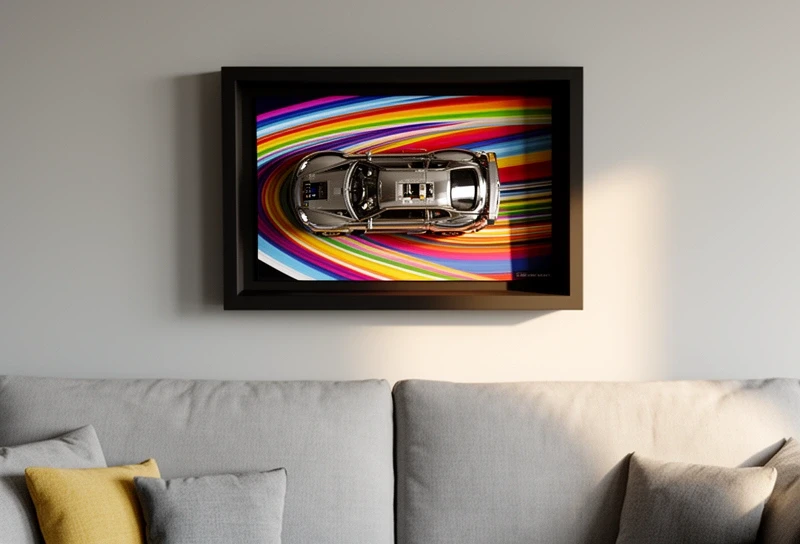 Wandbild im Wohnzimmer