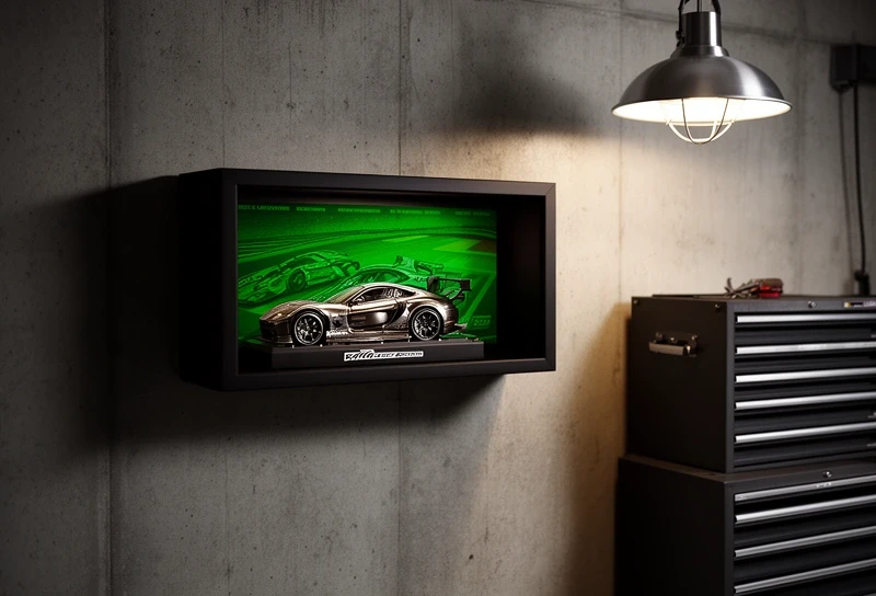 Autobild in der Garage